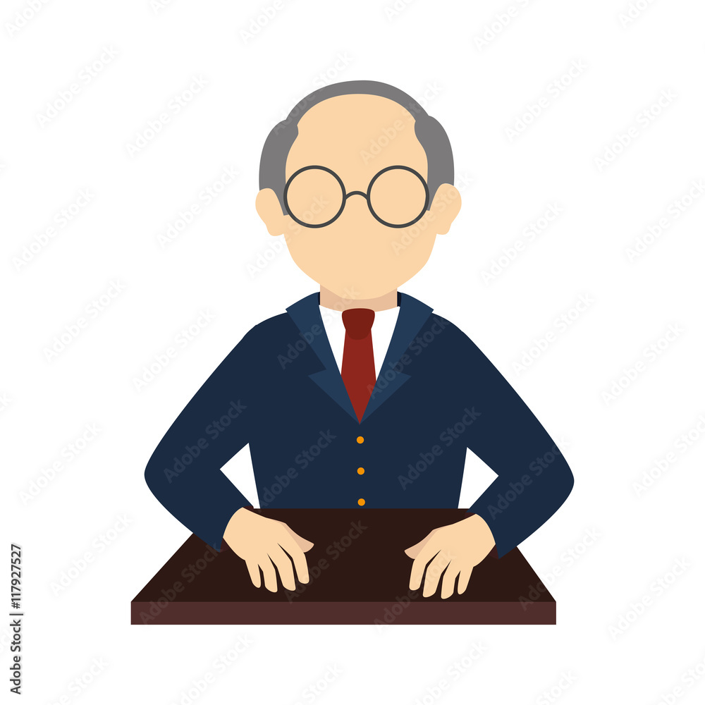 man old executive suit tie business icon vector graphic man old executive suit tie business icon vector graphic