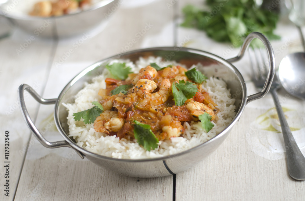 Quick prawn curry Quick prawn curry