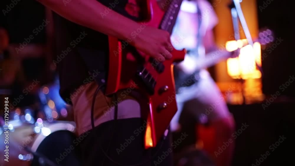 Guitarist in a rock band Guitarist in a rock band