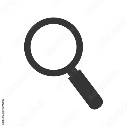 lupe magnifying glass icon vector graphic
