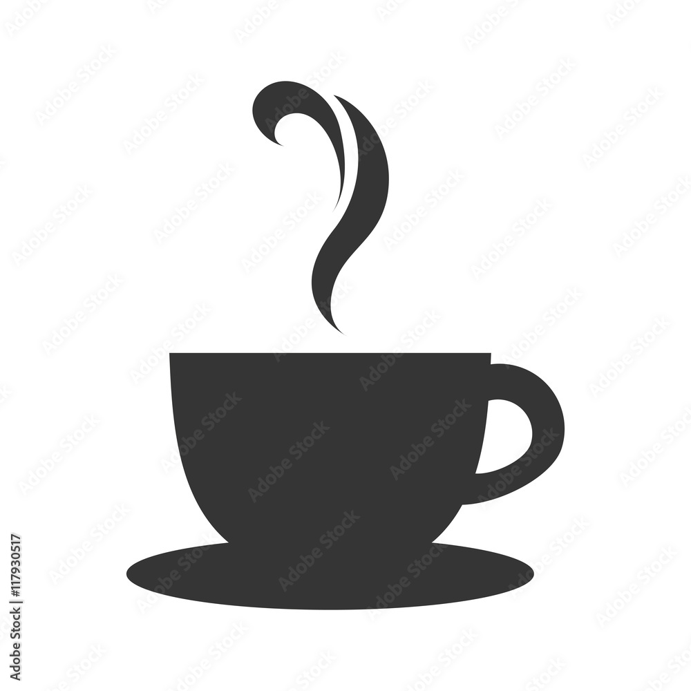 coffee tea cup mug hot cafe drink morning teacup steam vector graphic  isolated and flat illustration Stock Vector | Adobe Stock
