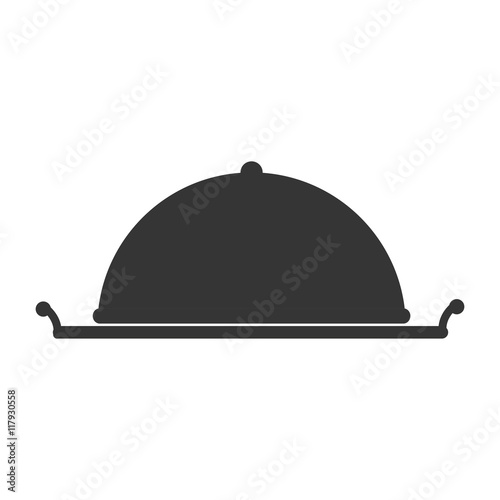 dish dining food cook hotel chef service banquet vector graphic illustration isolated flat 