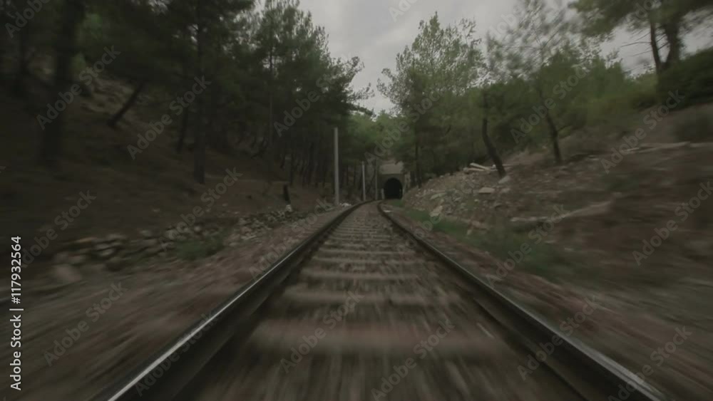 Train in the Tunnel