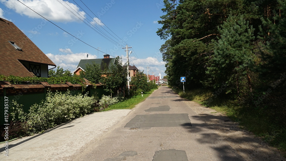 Fototapeta premium Russian village