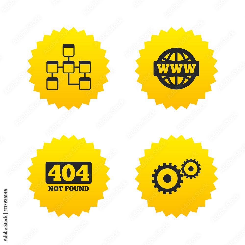 Website database icon. Internet globe and repair Website database icon. Internet globe and repair