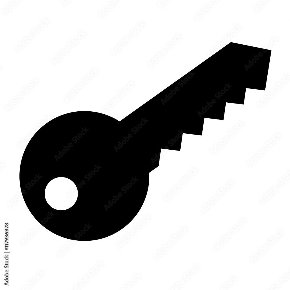 Key vector icon. Key vector icon.