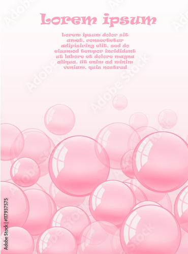 Flyer with bubble gum