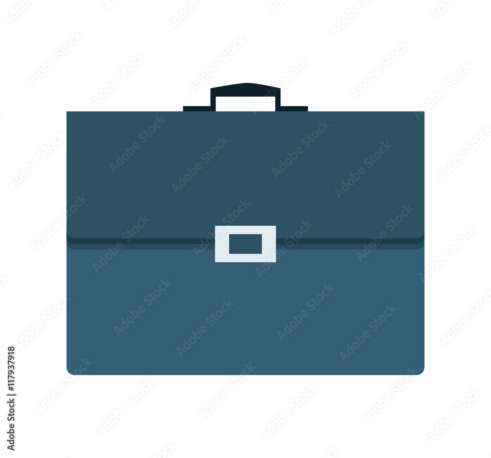 flat design business briefcase icon vector illustration flat design business briefcase icon vector illustration