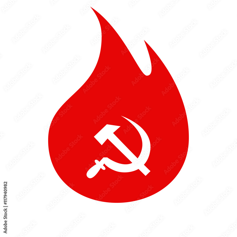 Hammer and sickle vector illustration Hammer and sickle vector illustration