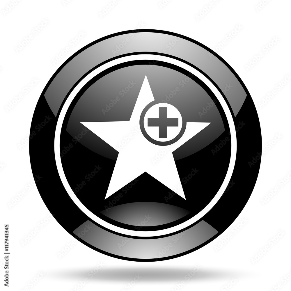 star black glossy icon star black glossy icon