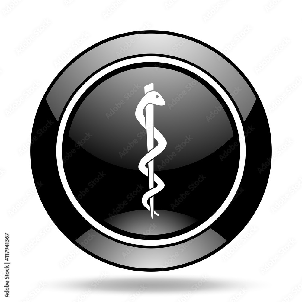 emergency black glossy icon emergency black glossy icon