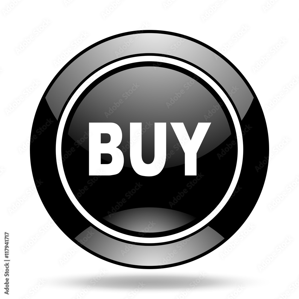 buy black glossy icon buy black glossy icon