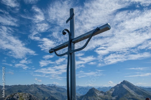 cross on the mountain top