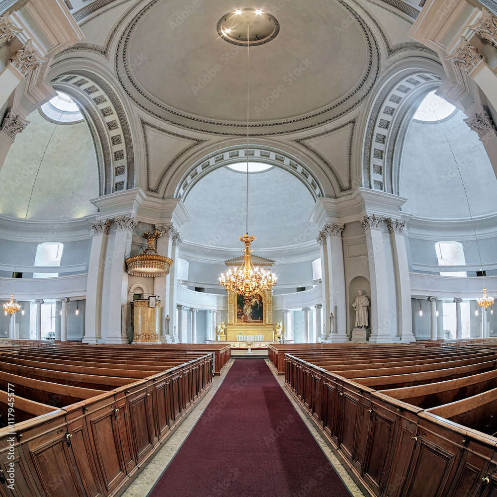 Interior of the Helsinki Cathedral, Finland