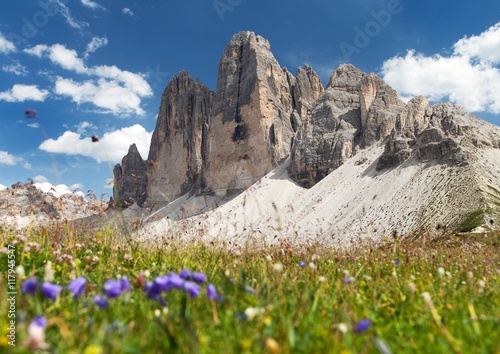 Drei Zinnen or Tre Cime di Lavaredo, Italien Alps