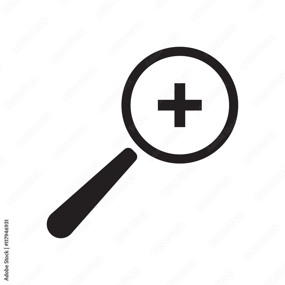 zoom in icon Vector zoom in icon Vector