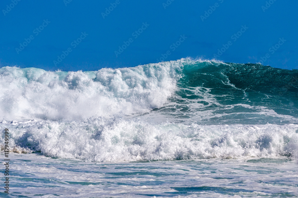 Naklejka premium Vague vagues et océan