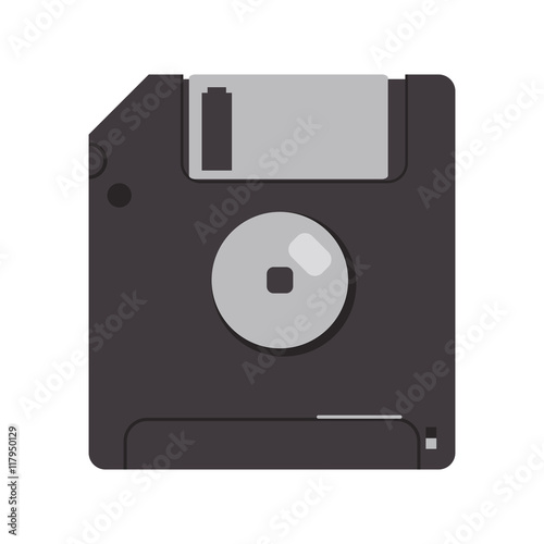 flat design Floppy disk icon vector illustration