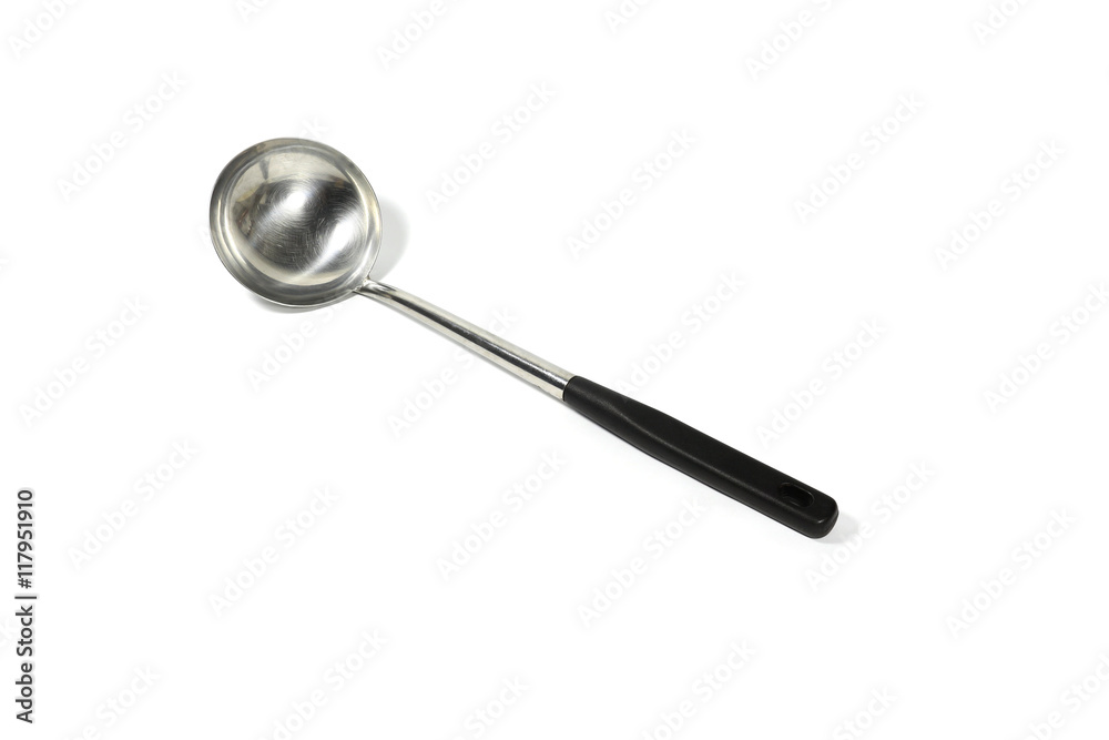 kitchen soup ladle isolated on white background with clipping path kitchen soup ladle isolated on white background with clipping path