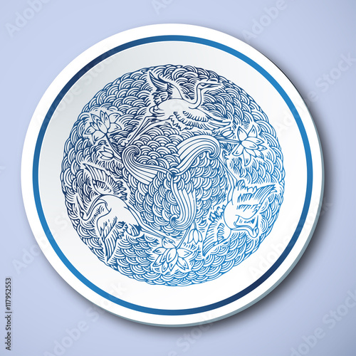 Chinese Traditional Blue And White Porcelain 
