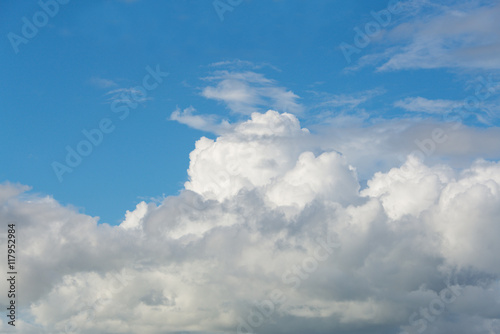 Blue Sky and Cumulonimbus,
 photo