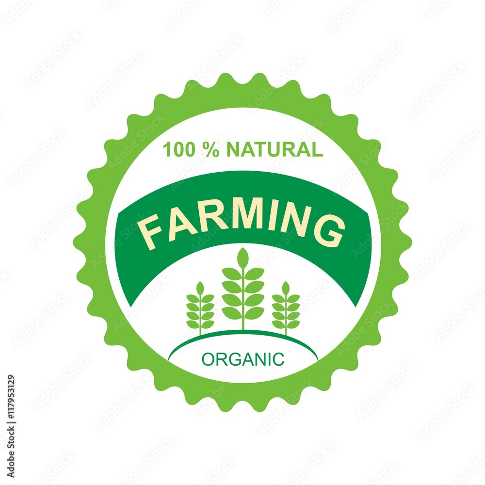 Farming logo natural vector design Farming logo natural vector design