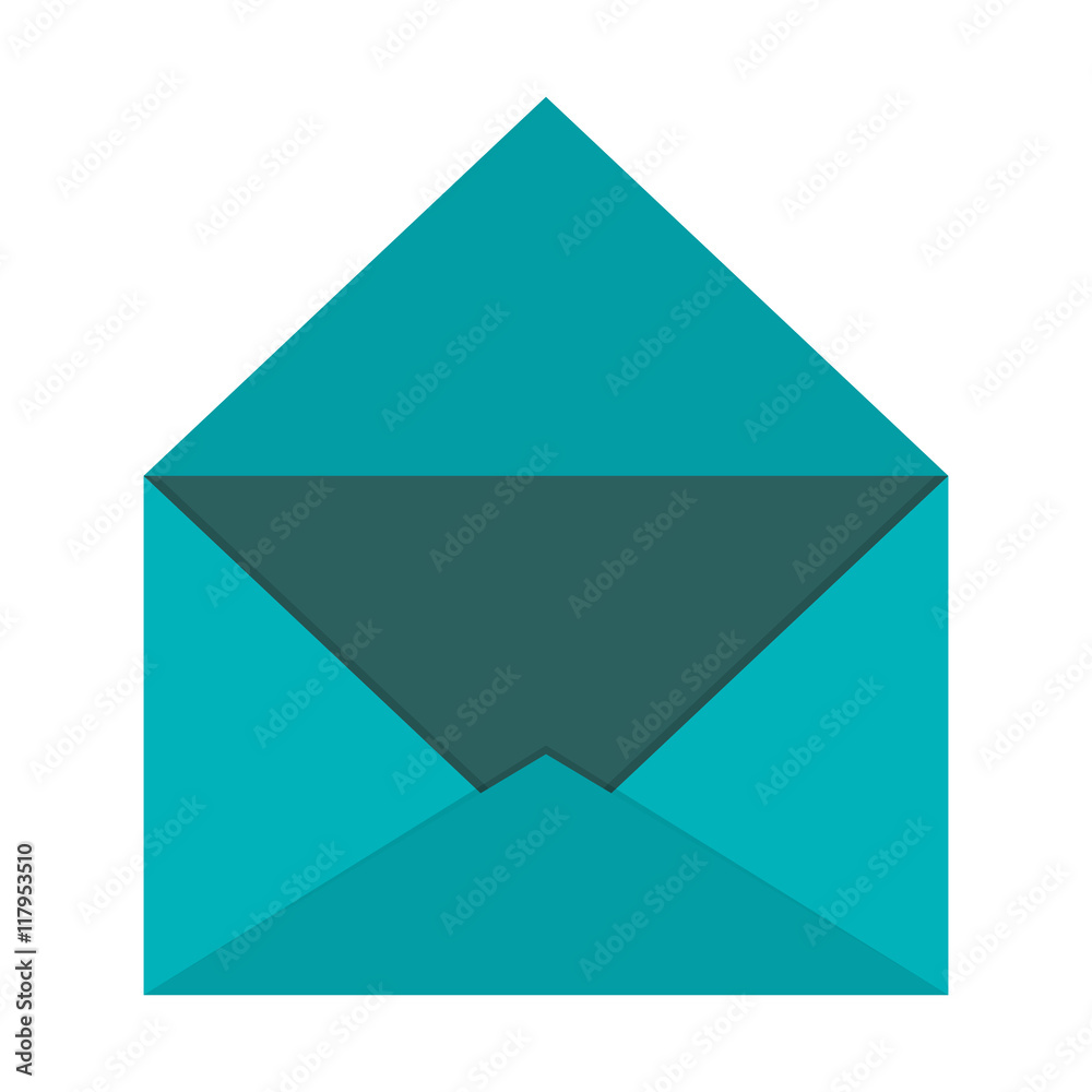 flat design closed envelope icon vector illustration flat design closed envelope icon vector illustration