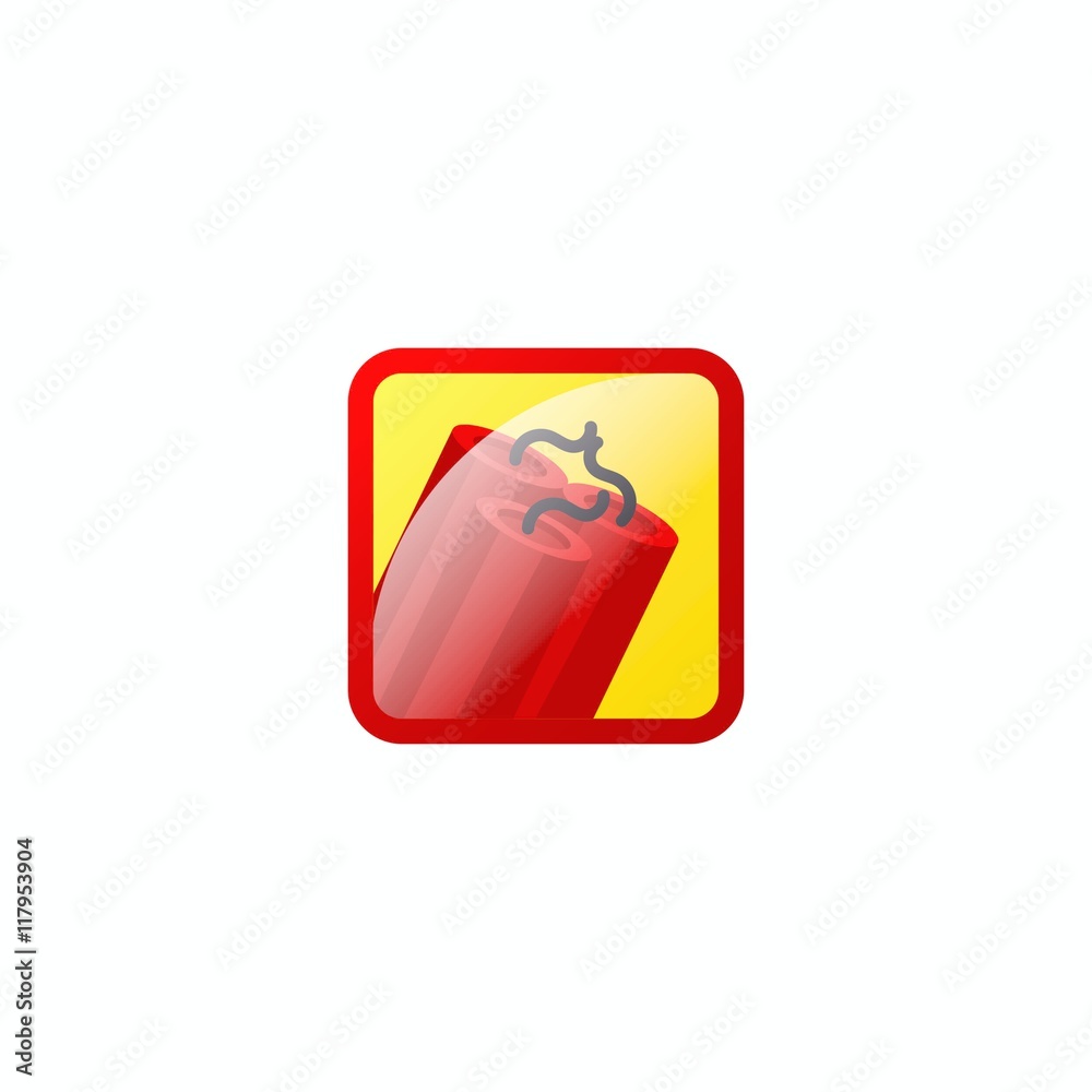 dynamite game logo icon vector dynamite game logo icon vector