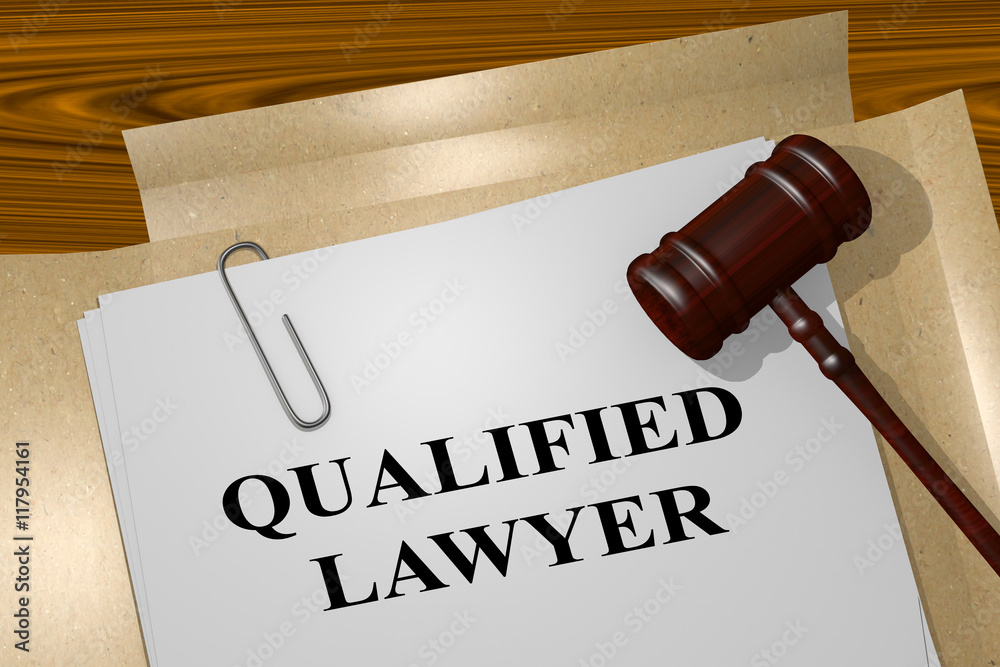 Qualified Lawyer - legal concept