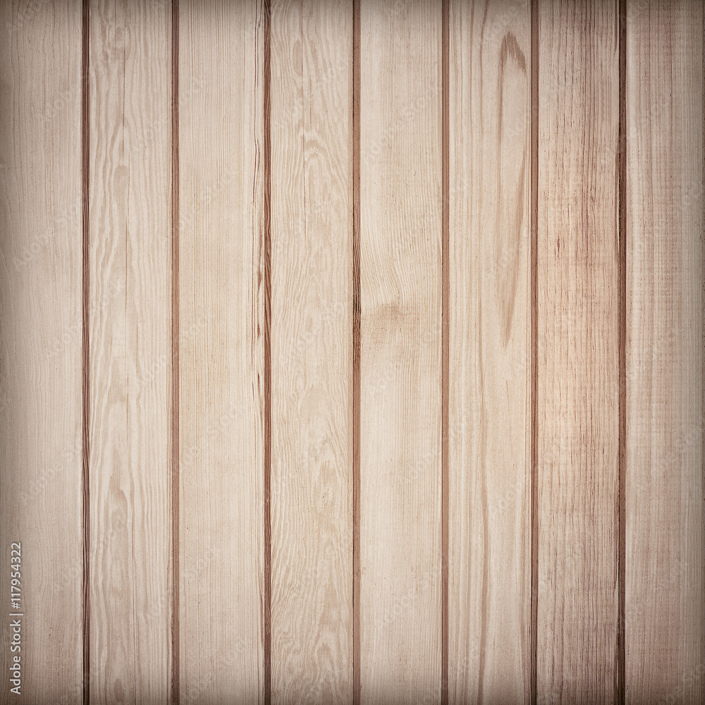 Fototapeta premium Wood plank brown texture background