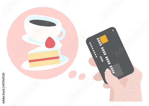 Online shopping with credit card
