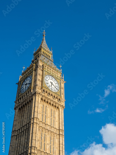 Big ben clock tower in London