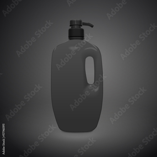 shower gel plastic bottle