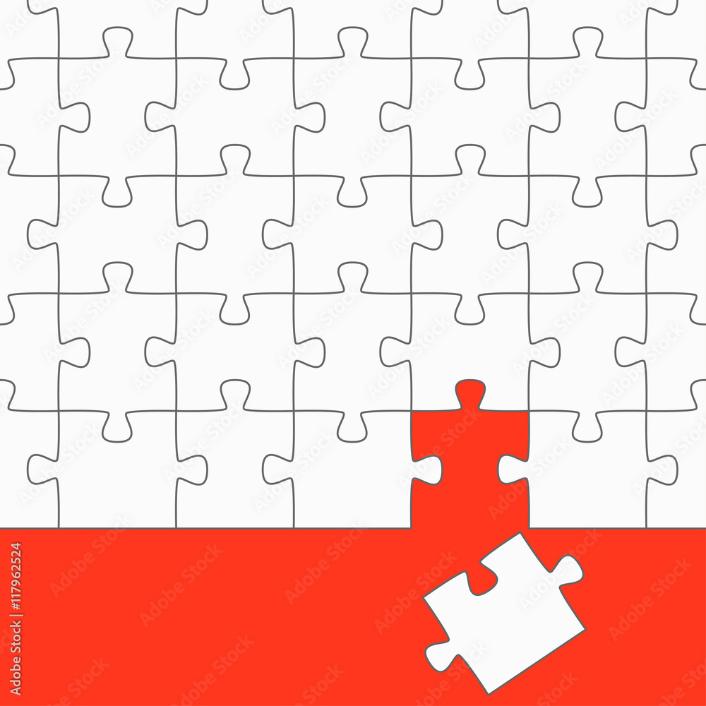 the wrong puzzle piece Stock Vector Adobe Stock