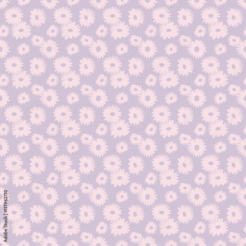 Flower simply vector pattern Flower simply vector pattern