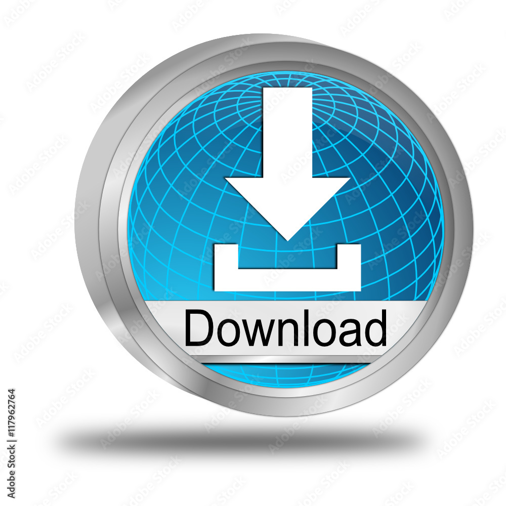 Download button - 3D illustration Download button - 3D illustration