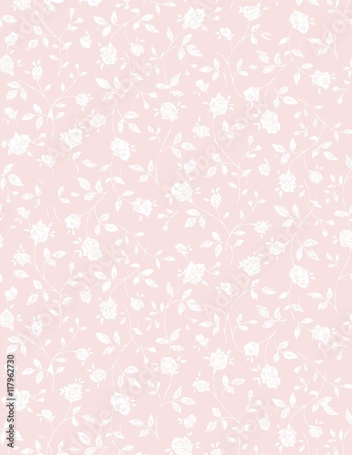 Flower rose seamsess pattern vector