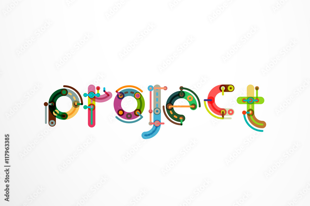 Project word letter banner Project word letter banner