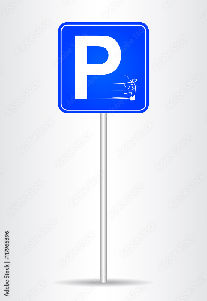 Parking traffic sign Parking traffic sign