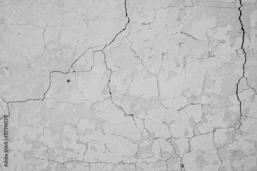 Crack in the concrete wall