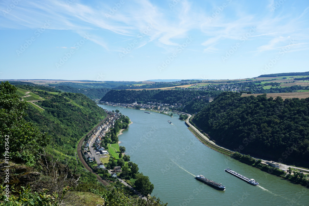 Rhine Valley at St. Goarshausen