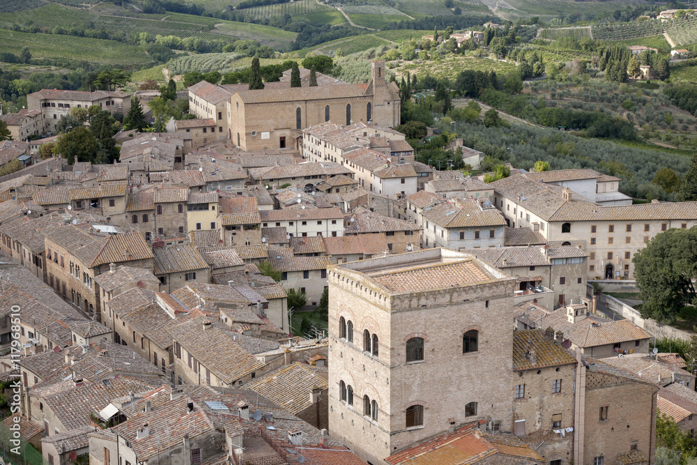 San Gimignano Village, Tuscany