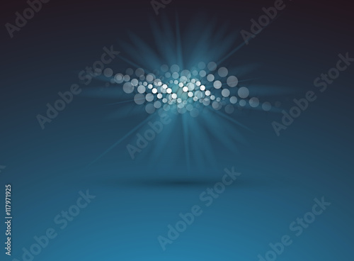dna and medical and technology background. futuristic molecule structure presentation