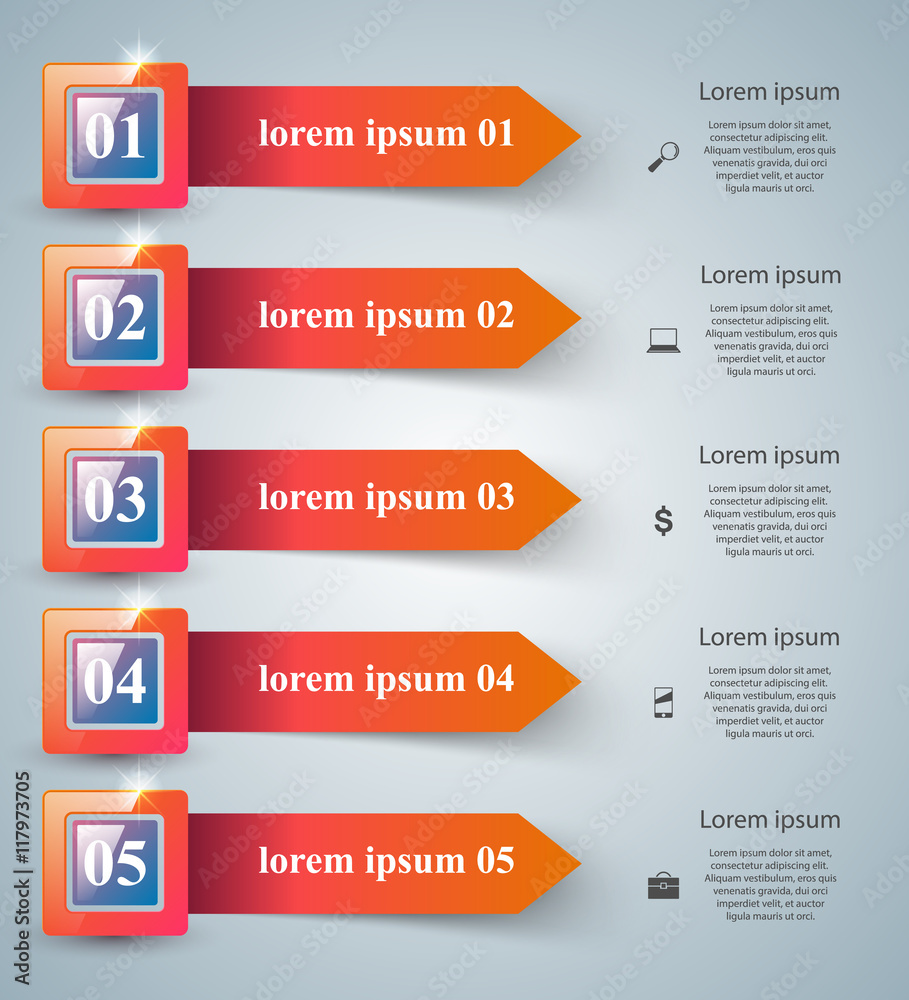 Abstract 3D digital illustration Infographic. Abstract 3D digital illustration Infographic.