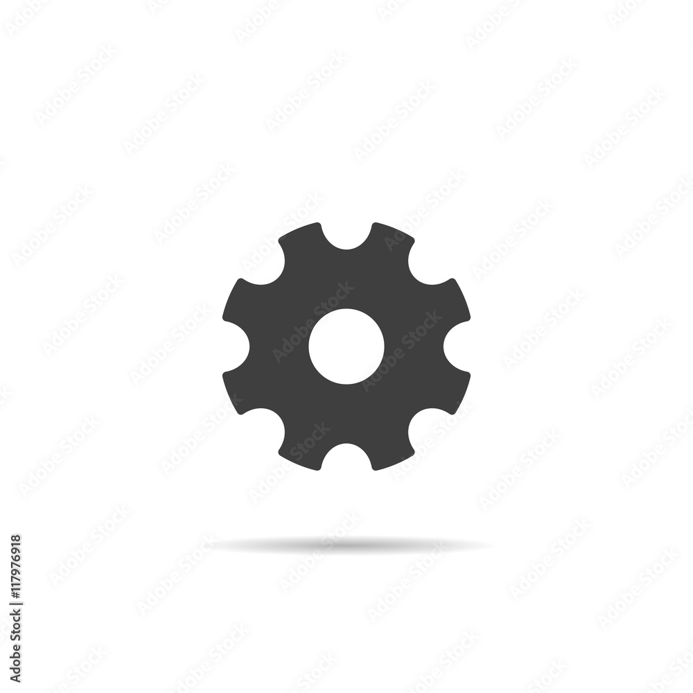 Gear icon. Gear icon.