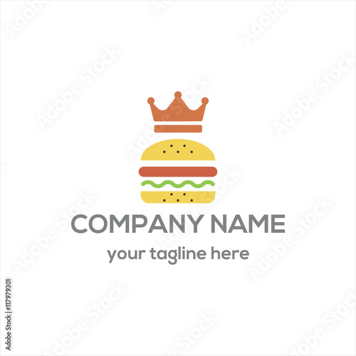 King Burger logo vector