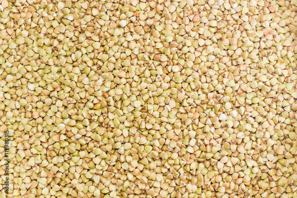 Fototapeta premium Background of a buckwheat groats