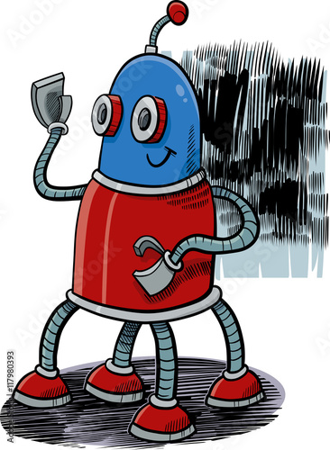 robot character illustration