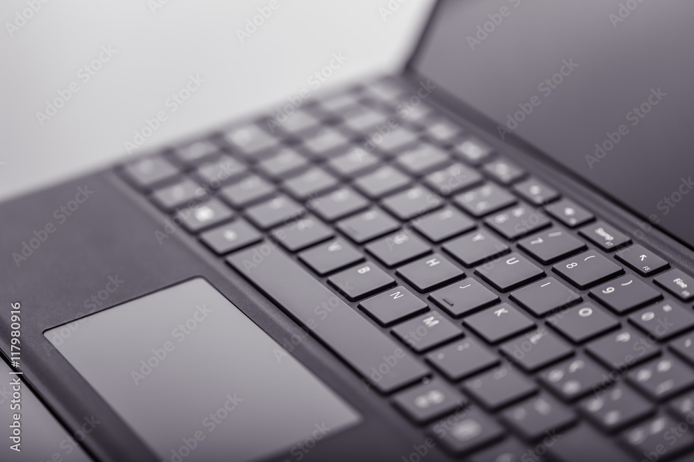 Tablet keyboard detail Tablet keyboard detail