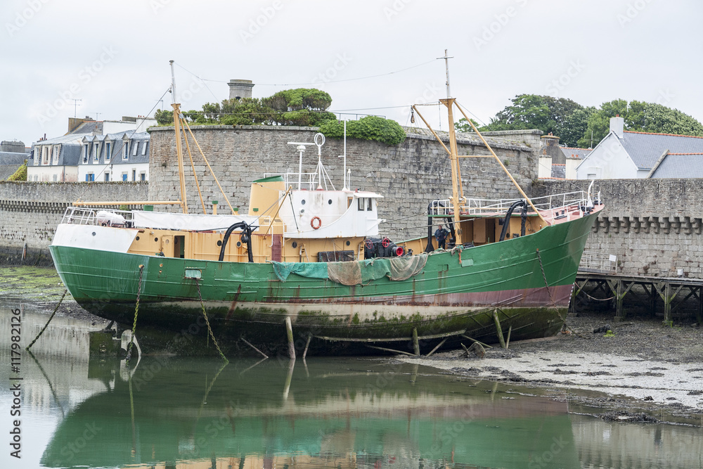 boat in Concarneau